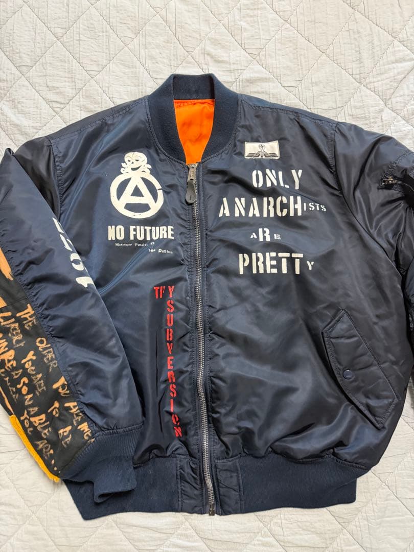 S*n様 UNFINISHED MA-1 3XL アナーキー anarchy