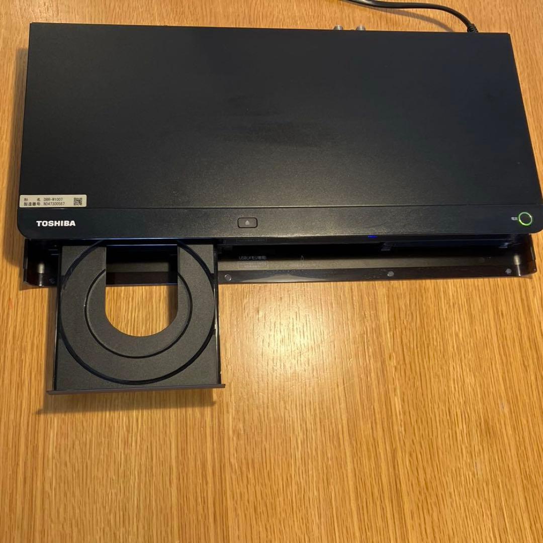 東芝　レグザ　ブルーレイレコーダー　DBR- W1007 1TB 2番組録画