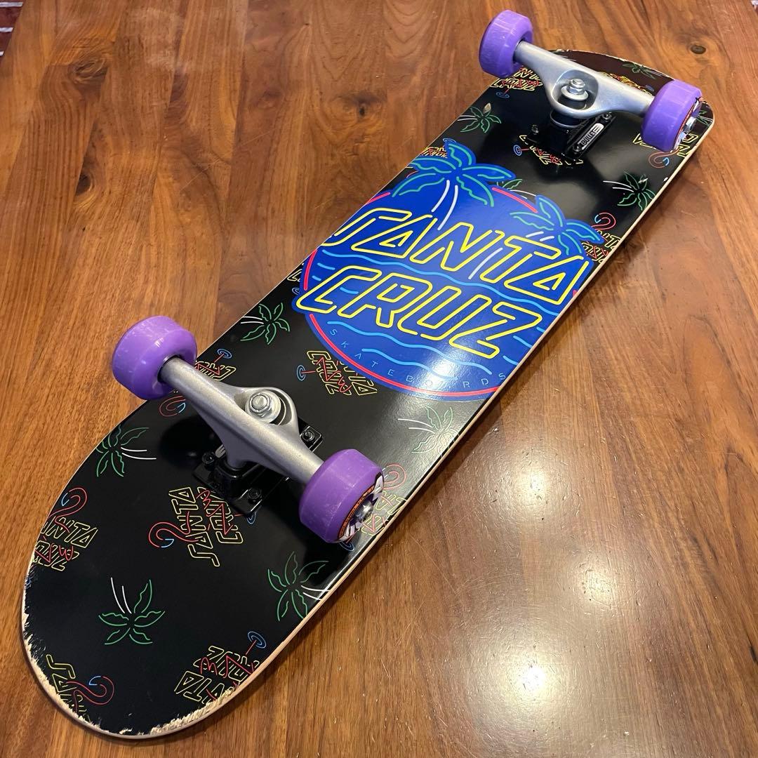 サンタクルーズ　スケボー　スケートボード　コンプリート　美品　OJウィール