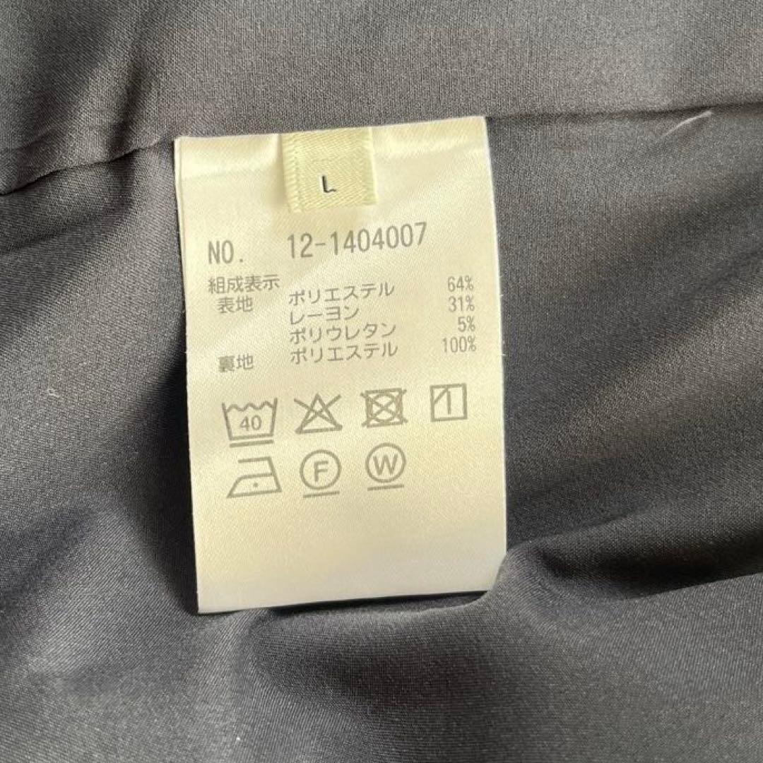 ★未使用品　プラステ　ノーカラー　ジャケット　ネイビー　洗える　ワンボタン