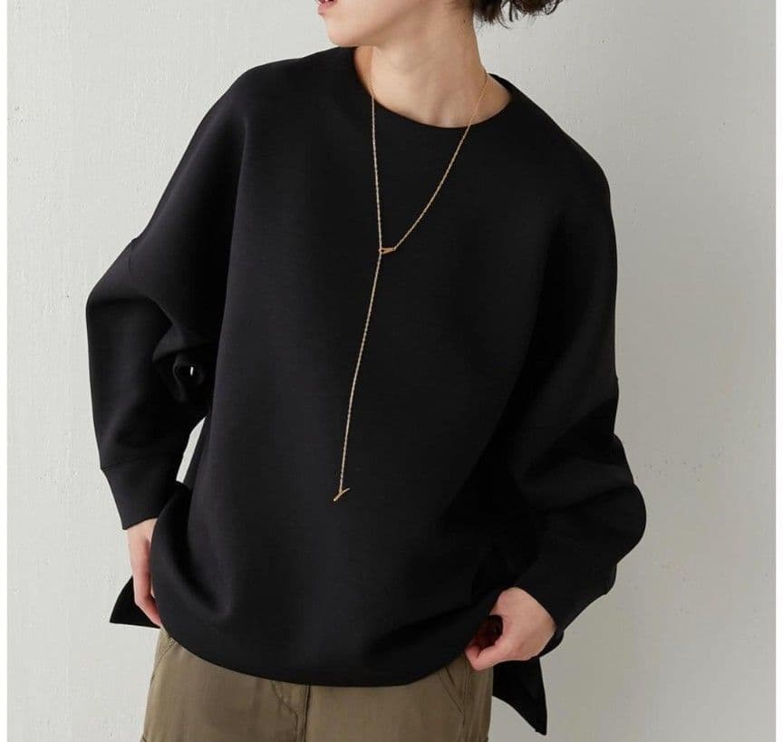 美品 Whim Gazette ウィムガゼット ダンボールプルオーバー ブラック