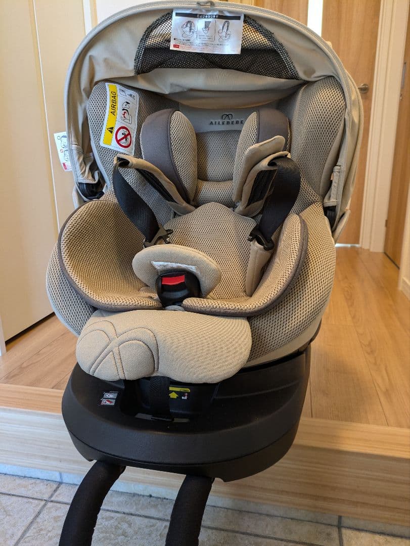 【AILEBEBE】 希少色 グラングレージュ クルット5i チャイルドシート