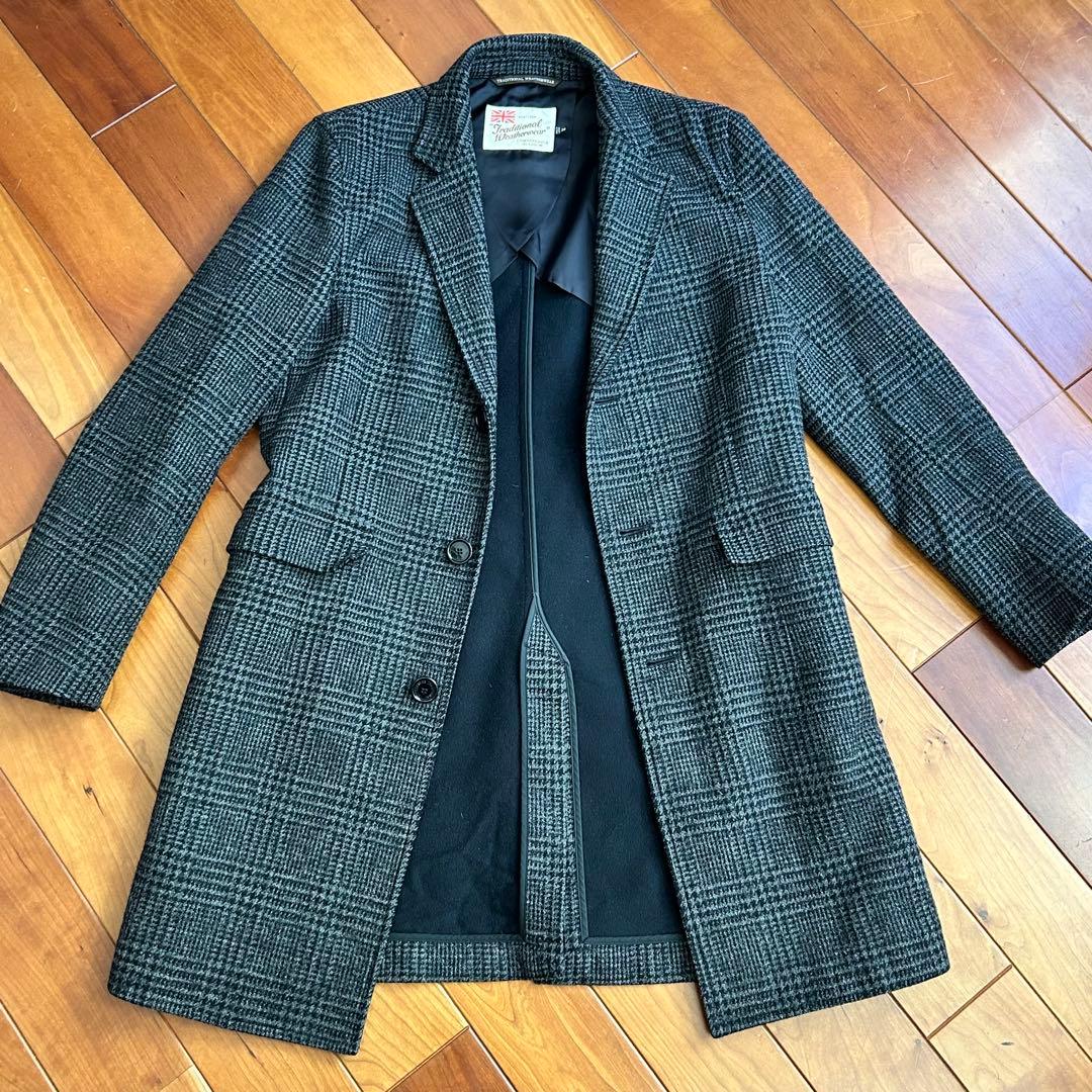 トラディショナルウェザーウェア チェスターコート BARGOED 38サイズ