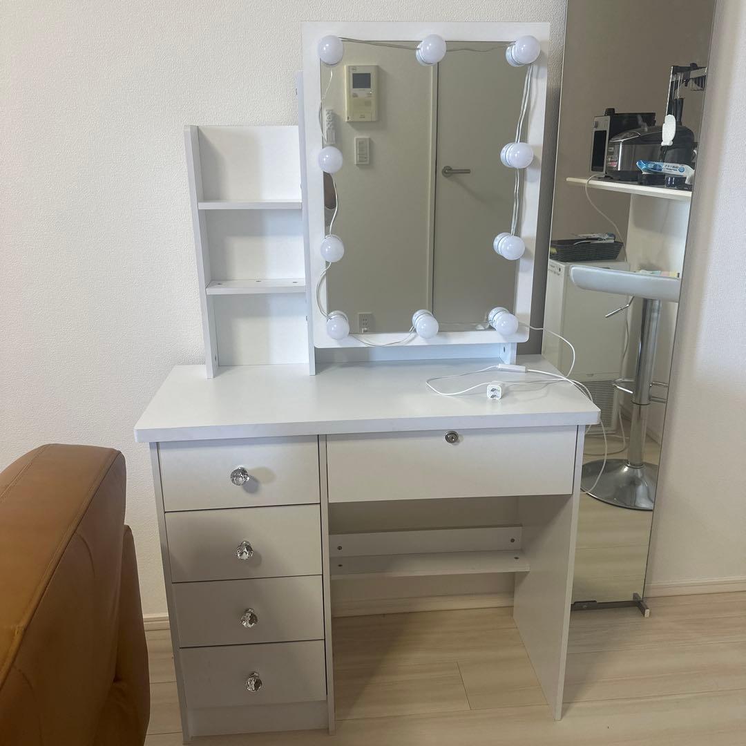 LED照明付きドレッサー 引取り限定