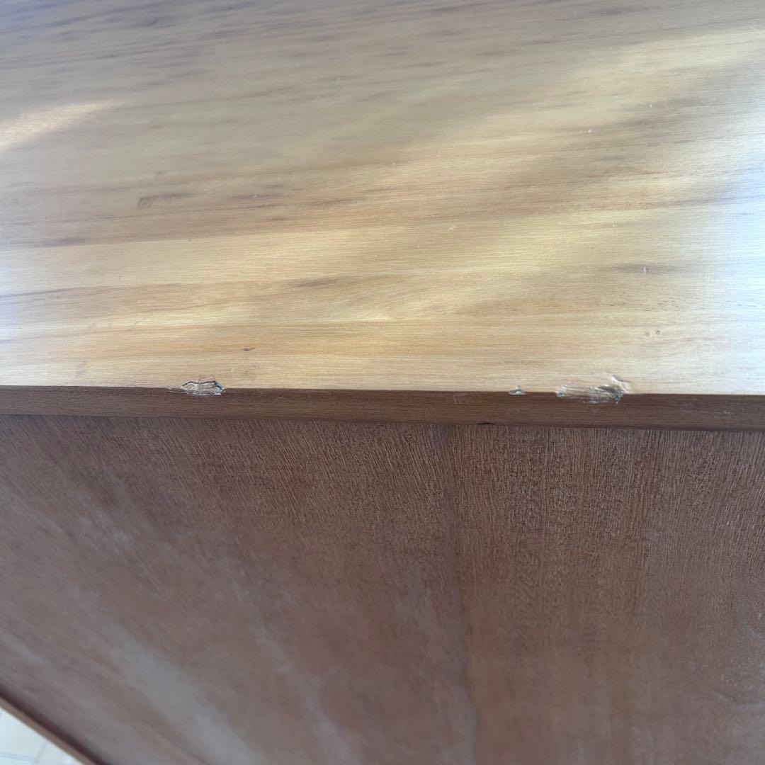 アンティーク　桐　ミドルチェスト　ロッキング工法　アポセカリー 9杯 幅80蟻組