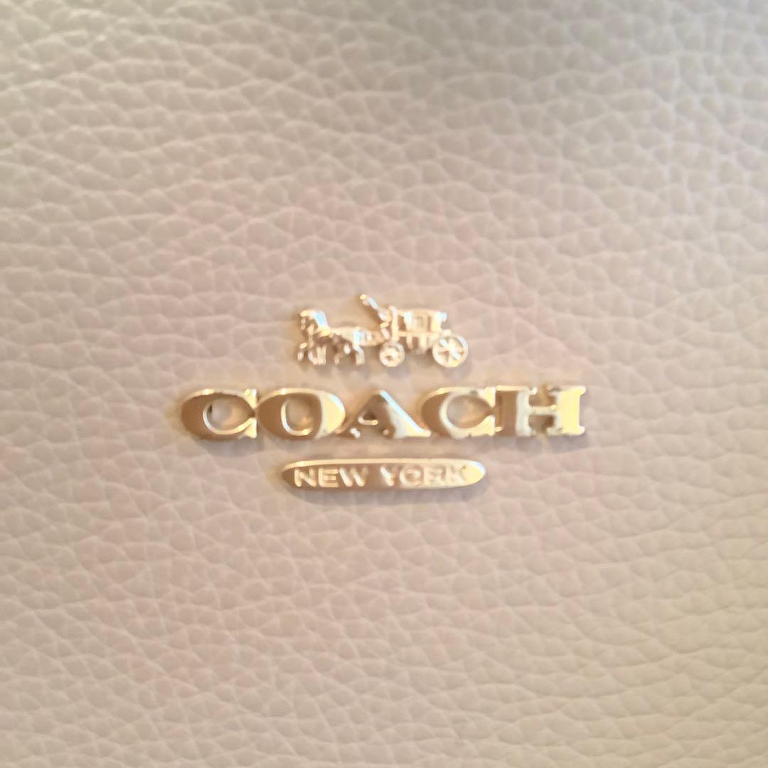 Coach ベージュ　トートバッグ