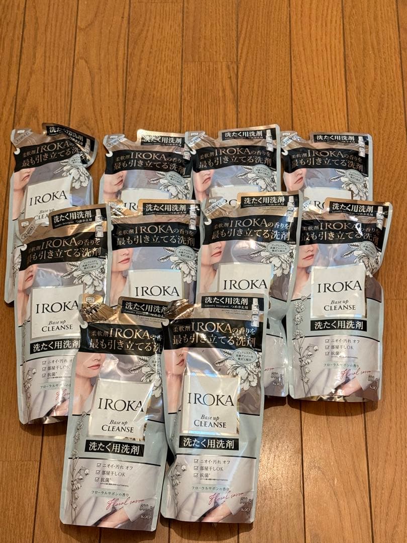 IROKA 洗たく用洗剤 500ml つめかえ用　10個