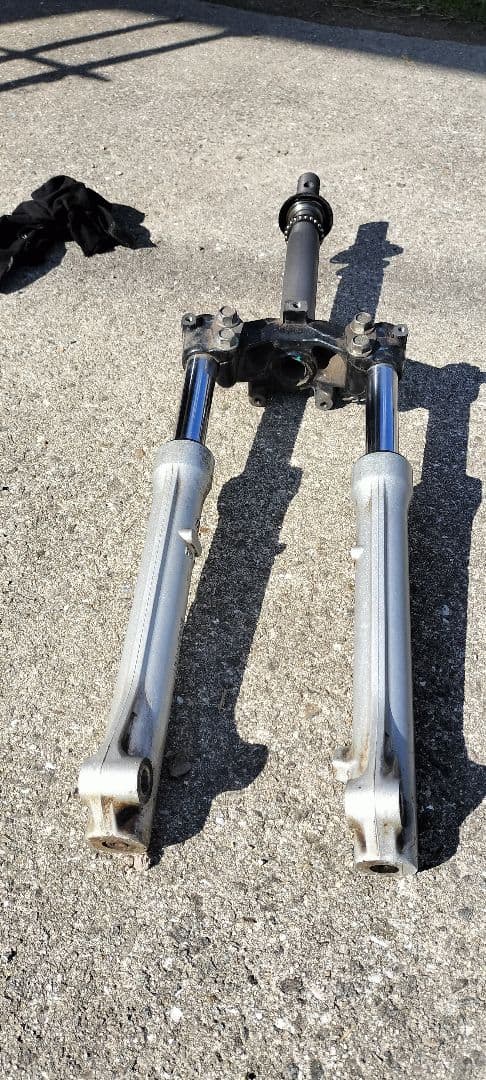 ホンダ カブAA04の、フロントフォーク