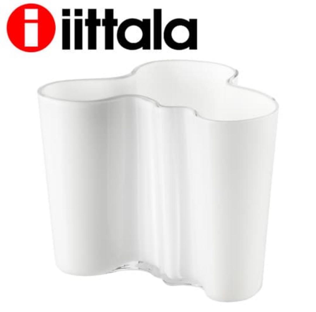 イッタラ アルヴァ・アアルト ベース 花瓶 120mm オパールホワイト