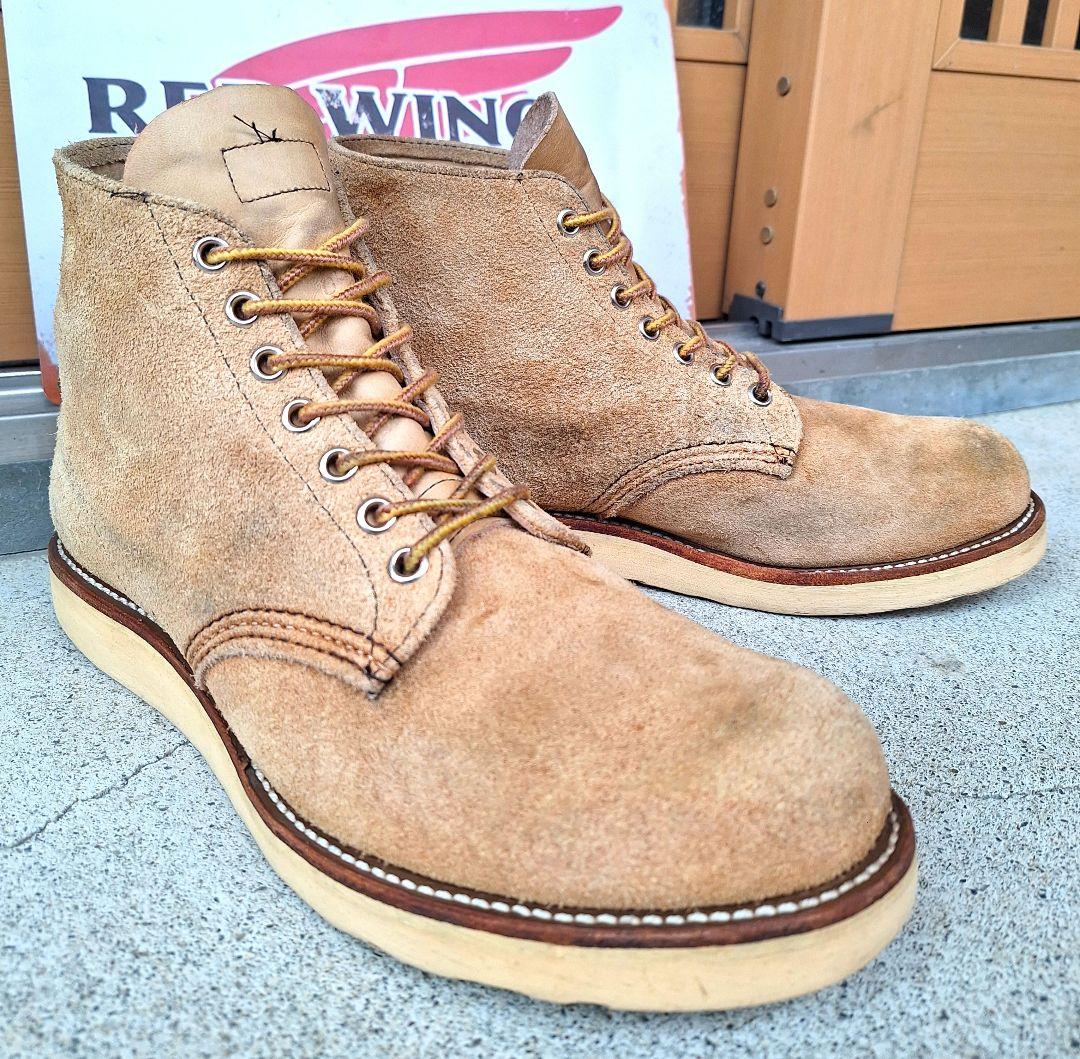 レッドウィング 8167 スエード プレーントゥ 8.5E redwing