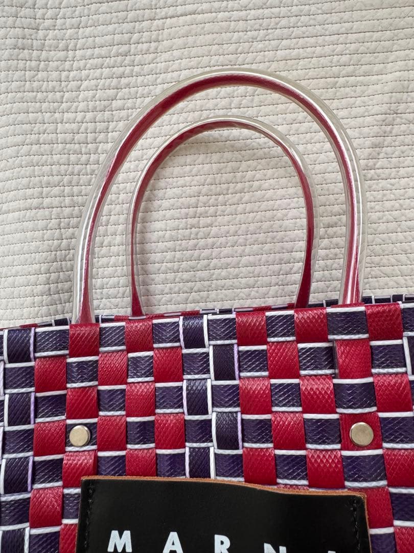 MARNI マーケット　ピクニックバッグ　ウルトラマリン