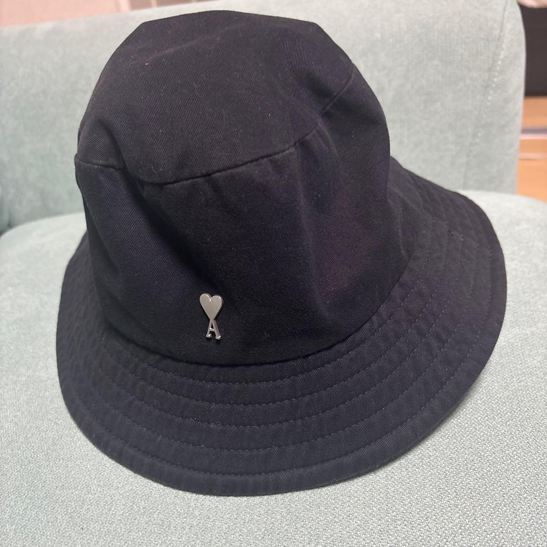 ami Parisバケットハット 黒 サイズ3