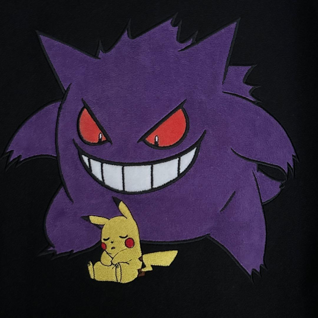 L　ポケモン スタジアムジャンパー　ピカチュウ＆ゲンガー　 グラニフ