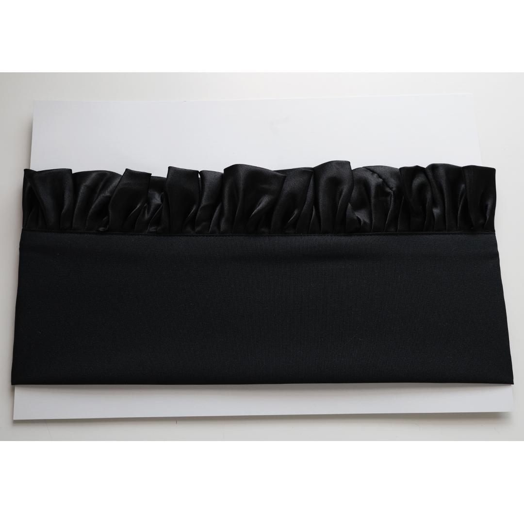 【良好】豪華総絞り振袖8点セット◆164cm帯小物付フルセット黒白正絹Ub41