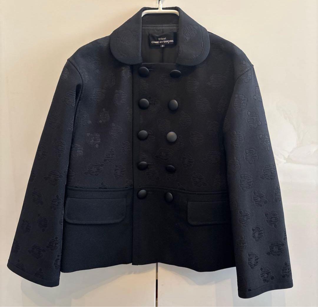 COMME des GARCONS トリコット ジャケット S 花柄　フラワー