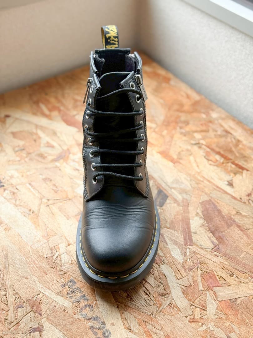 ドクターマーチン 1460 ZIP 8ホール ブーツ UK8 ブラック