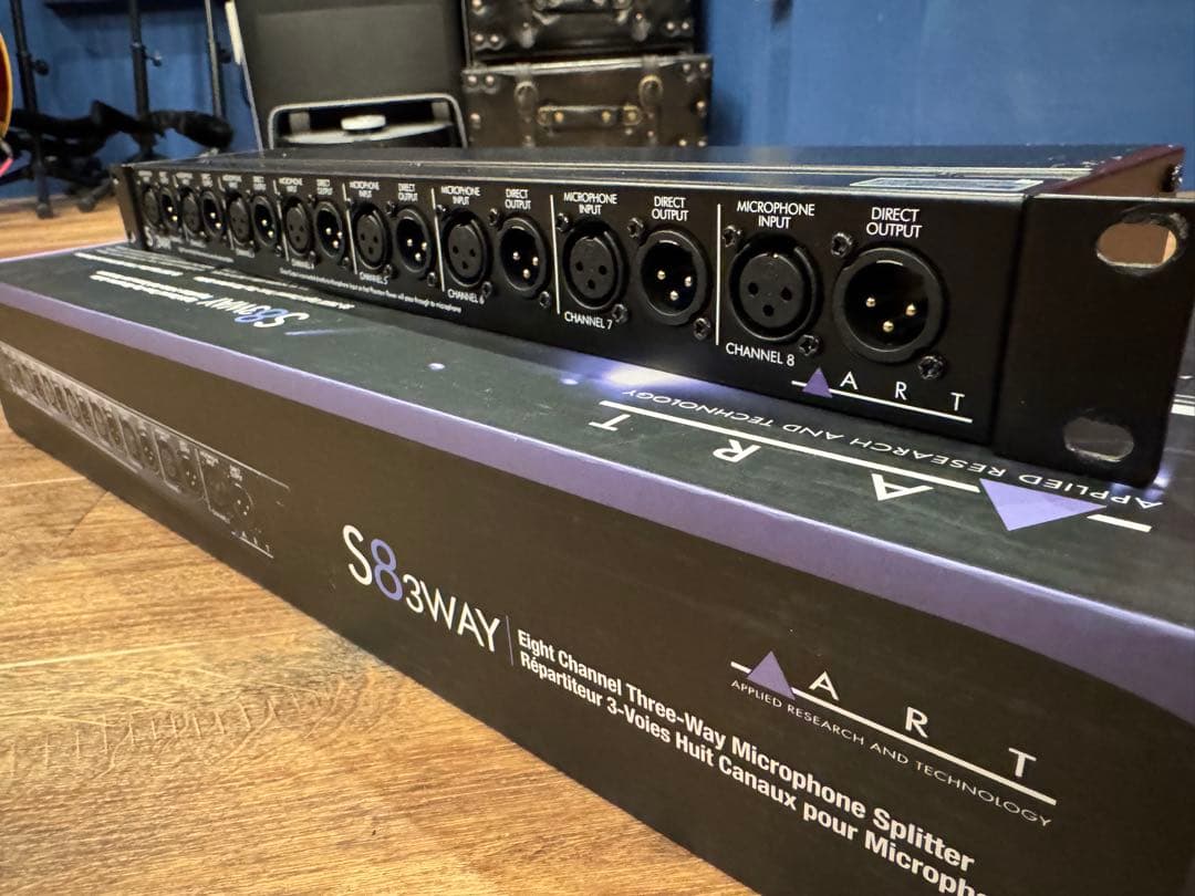 【値下げ】ART S8 3WAY マイクスプリッター　高音質・3系統アウト