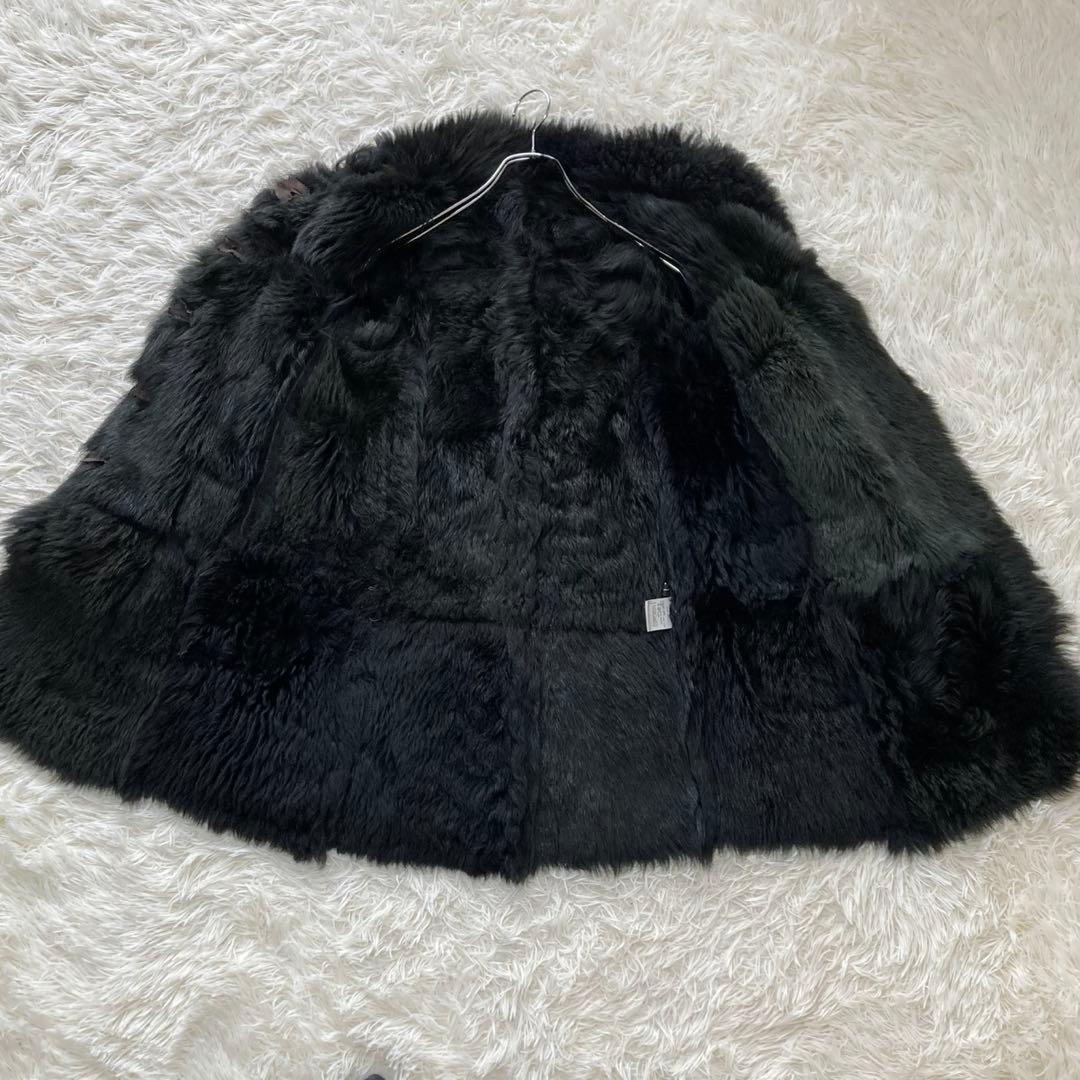 STUNNING LURE✨ムートンコート リアルレザー　ショールカラー　モカ