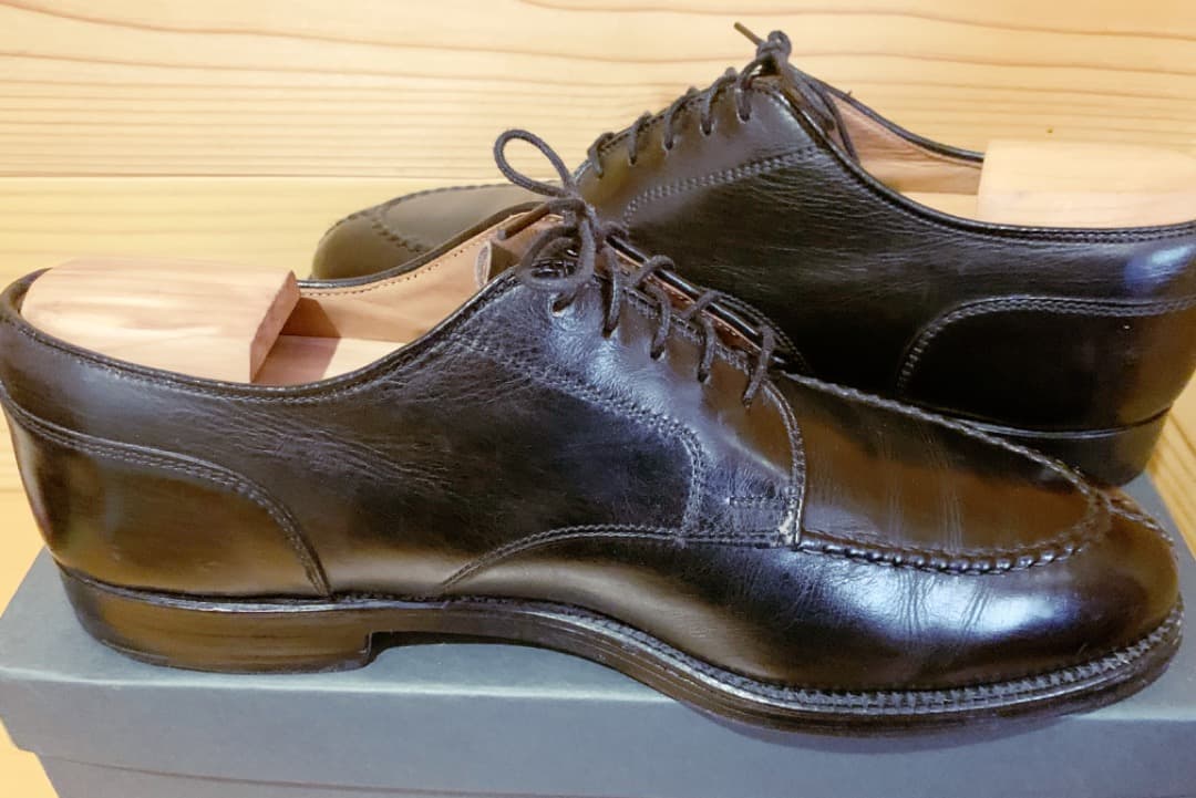 1*O様 オールデン961手縫ノルウィージャンUチップBruce B&Co別注2