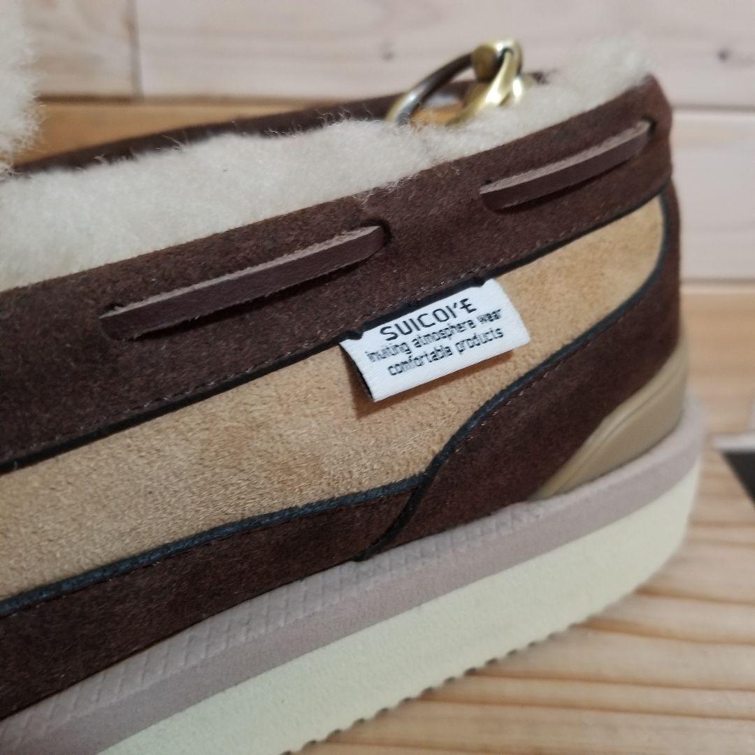 美品　SUICOKE スイコック ムートン モカシンシューズ　28.0 厚底