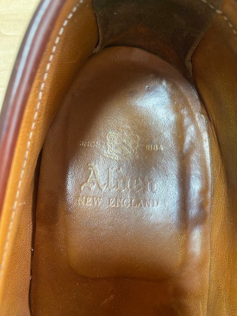 （希少）オールディン　コードバン　ローファー　バーガンディ6 2/1（25.0）