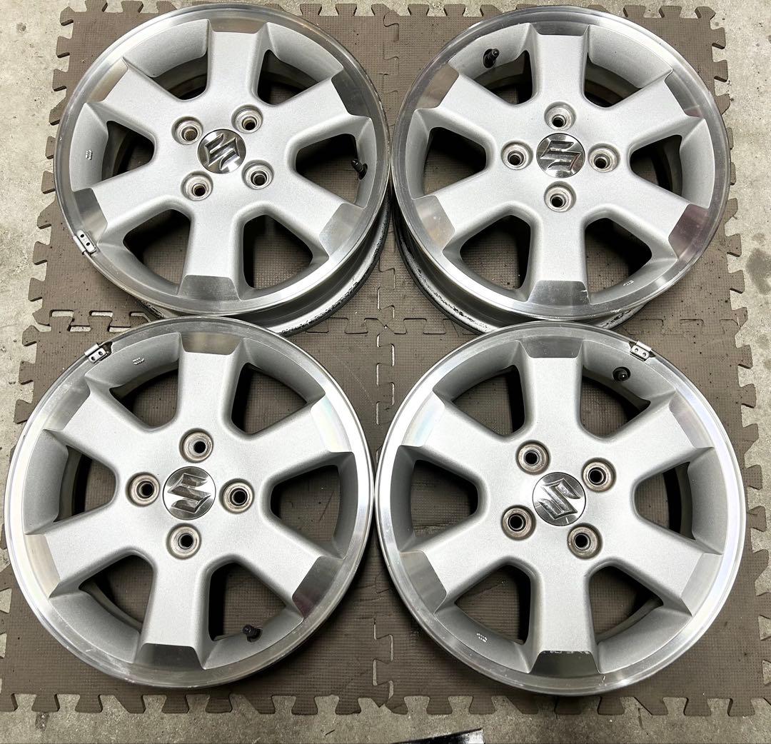 【美品！】エブリィワゴンPZターボスペシャル　純正アルミ14インチ　４本セット