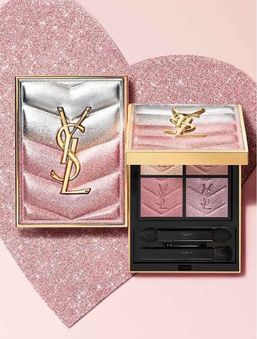 YSL イヴサンローラン　クチュールミニクラッチ　126 スパークリングラスト