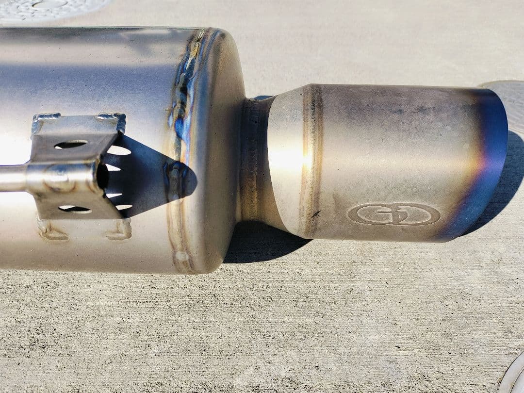 レガシィ BE ガナドール バーテックスチタン マフラー GD-736