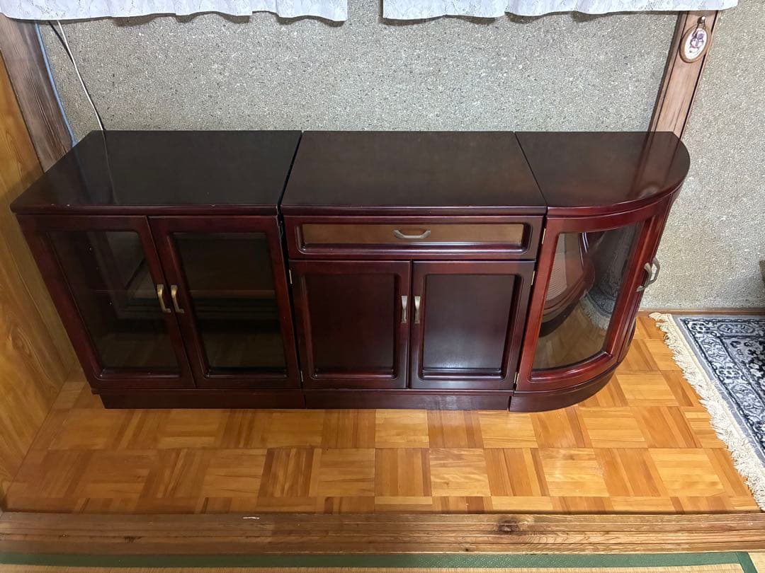 【Kodo】 karimoku カリモク キャビネット アンティーク①