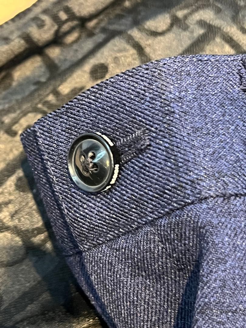 【150㎝ 】waltz by BEAMS DESIGNネイビーチェック スーツ