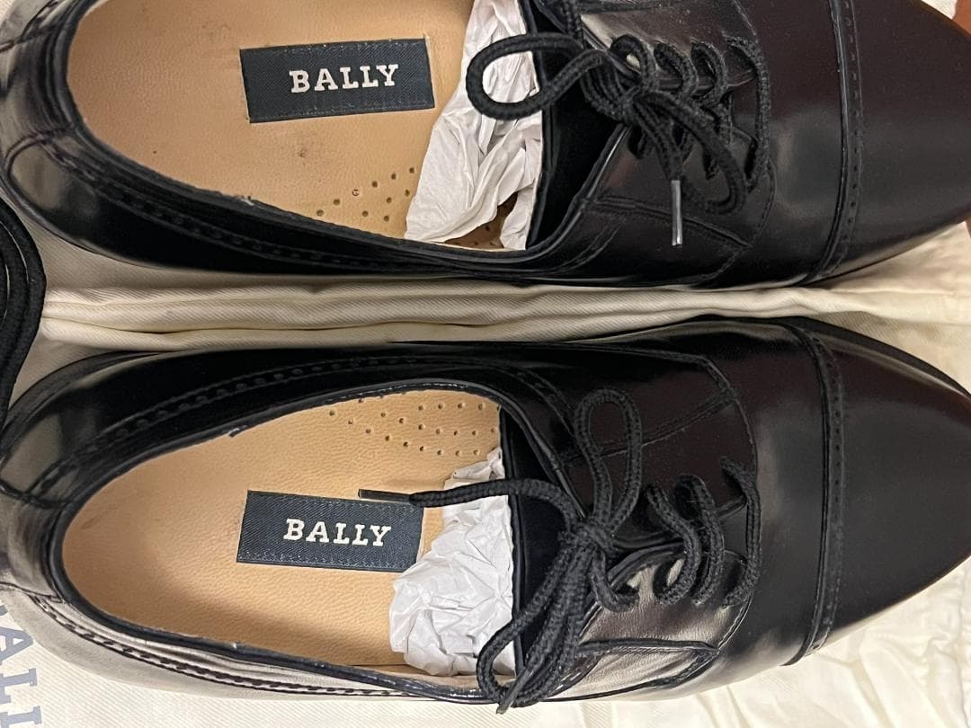 未使用バリー BALLY ストレートチップ　黒　7.5EEE