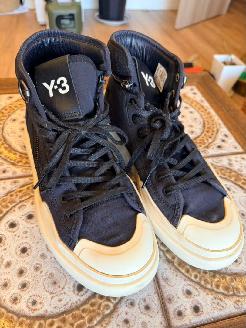【訳あり】Y-3 AJATU COURT HIGH ハイカットスニーカー 37