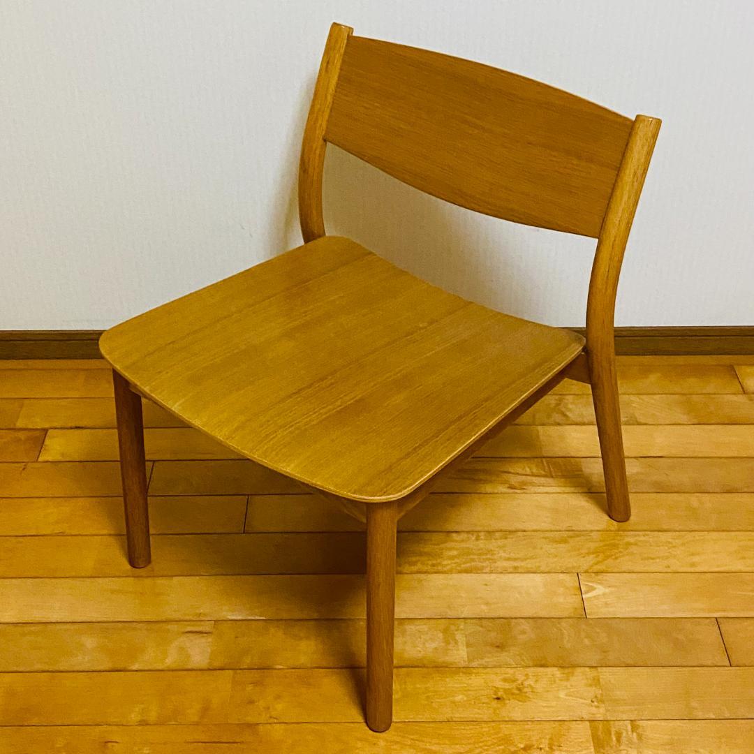 無印良品 MUJI 良品計画 オーク材ラウンジチェア 送料込み