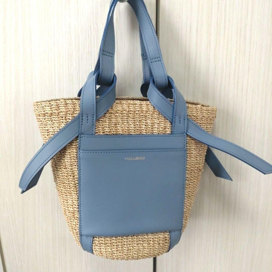 美品　ヴィオラドーロ　 かごバッグ