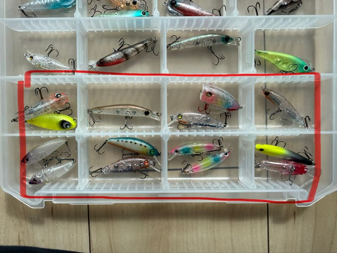 ハードルアーセット（多色、15個以上）