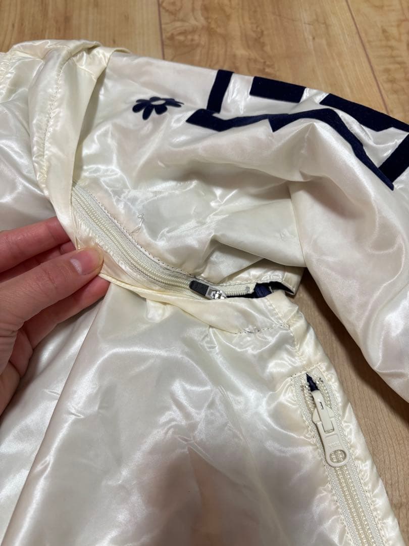 パーリーゲイツ 中綿 リバーシブル プルオーバー