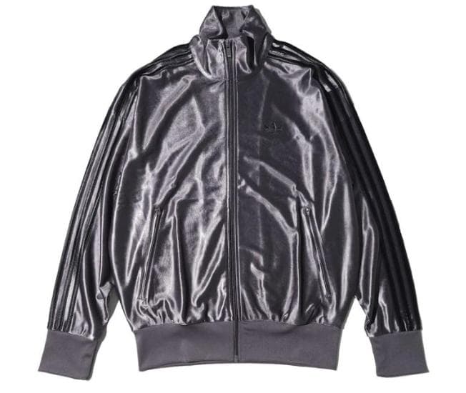 adidas グレー トラックジャケット