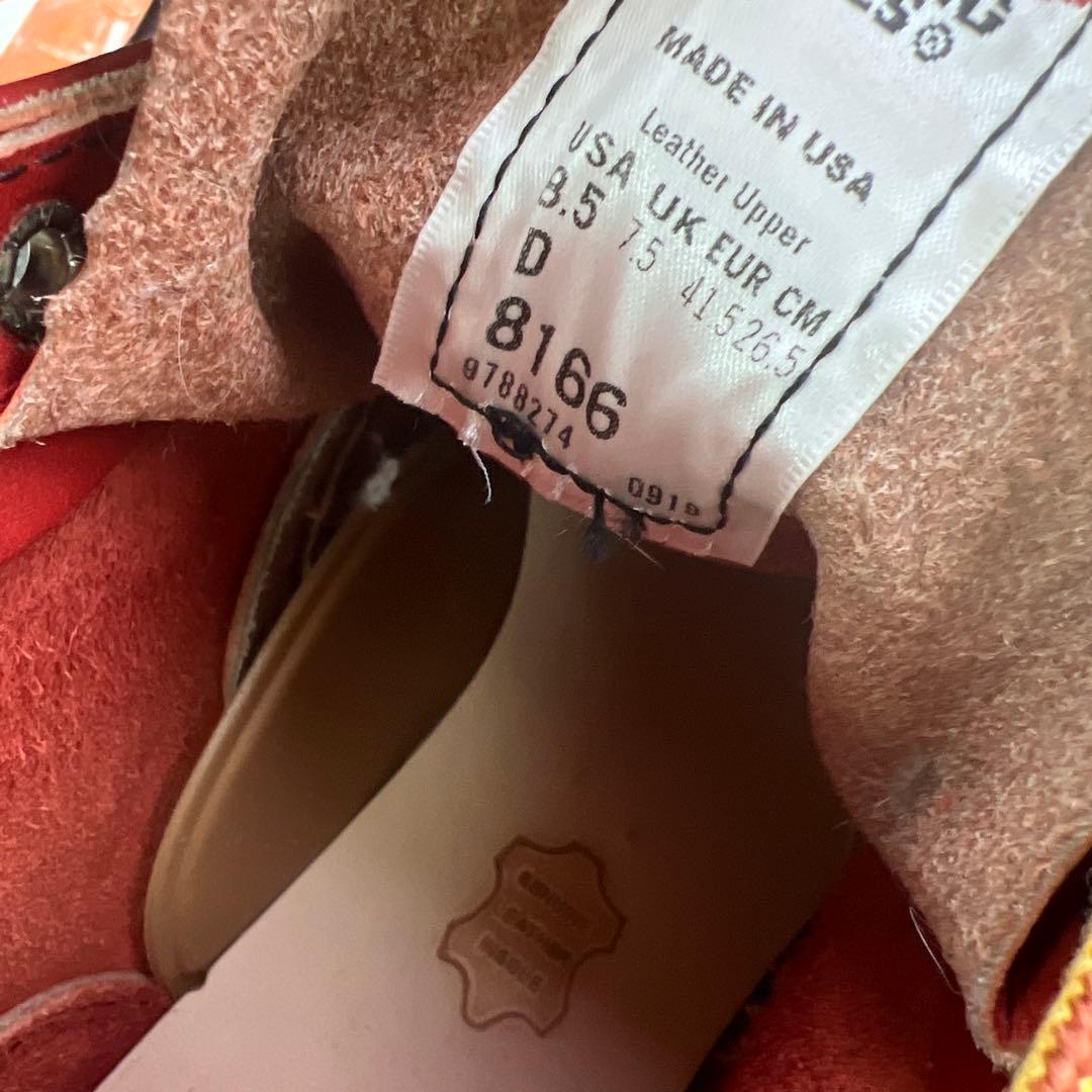 RED WING貴重 復刻犬タグ 8166 6inch アイリッシュセッター　5