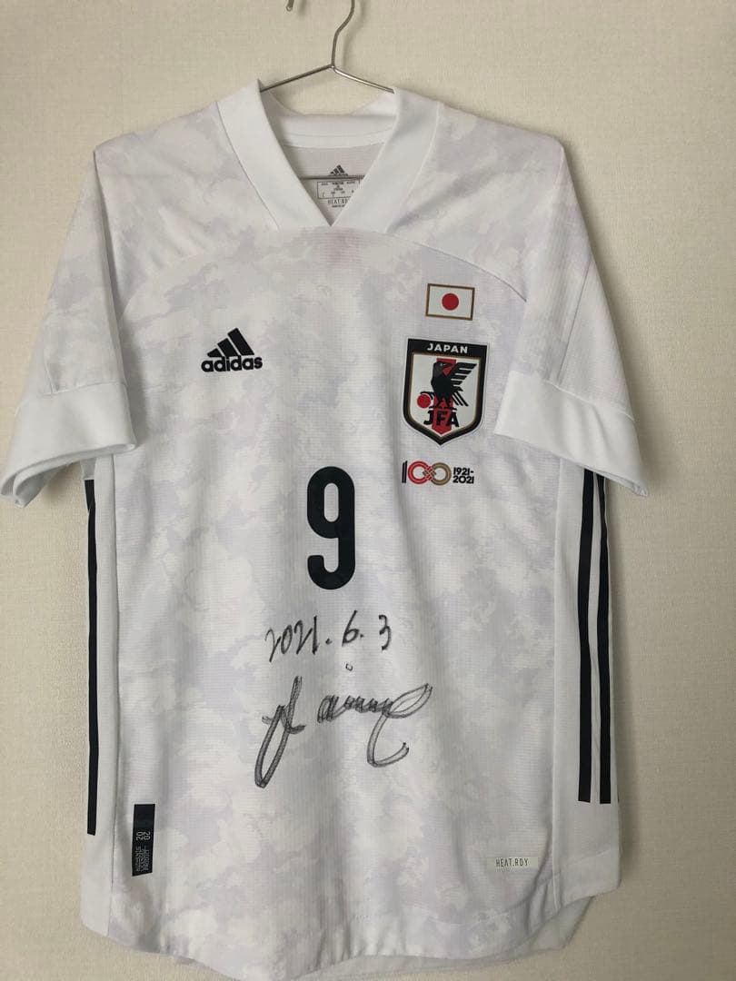 サッカー日本代表ユニフォーム 林大地選手実着用