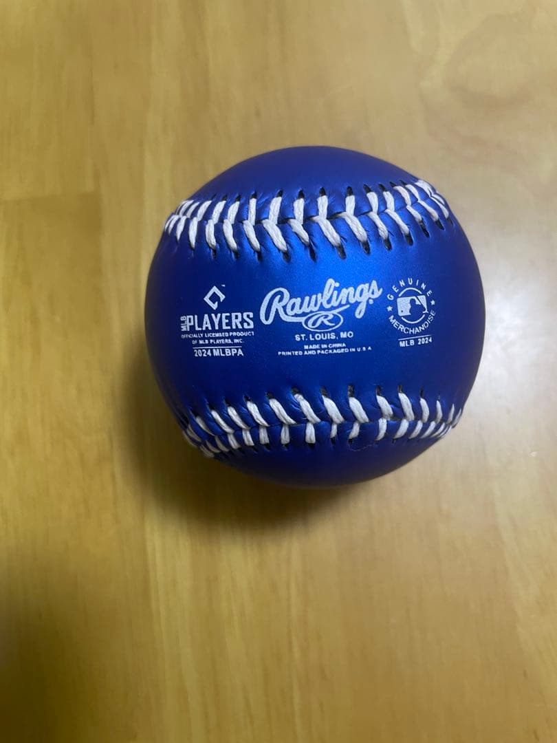 新品 MLB ドジャース 大谷選手 チャンピオンリング 指輪 &青ボール