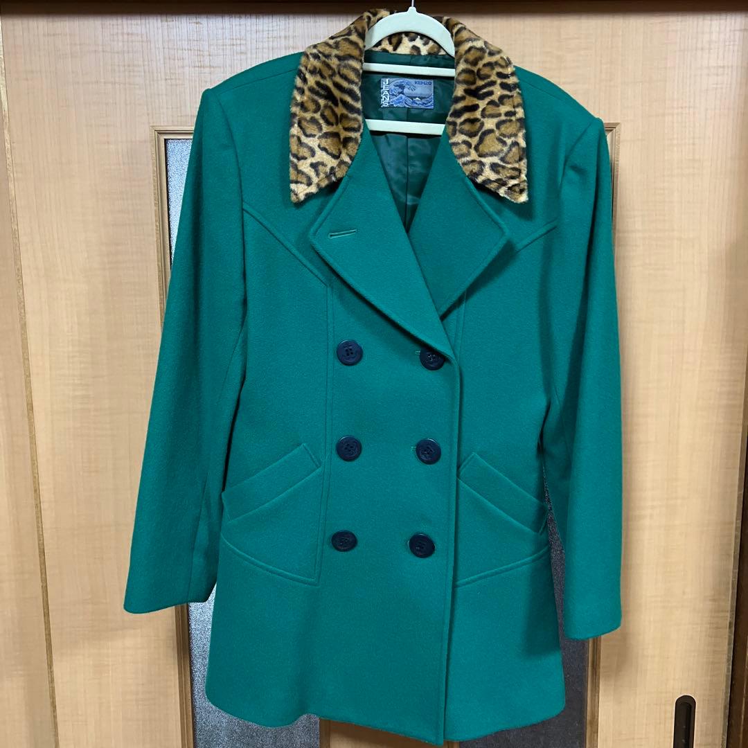 KENZO JEANSヒョウ柄襟ジャケット