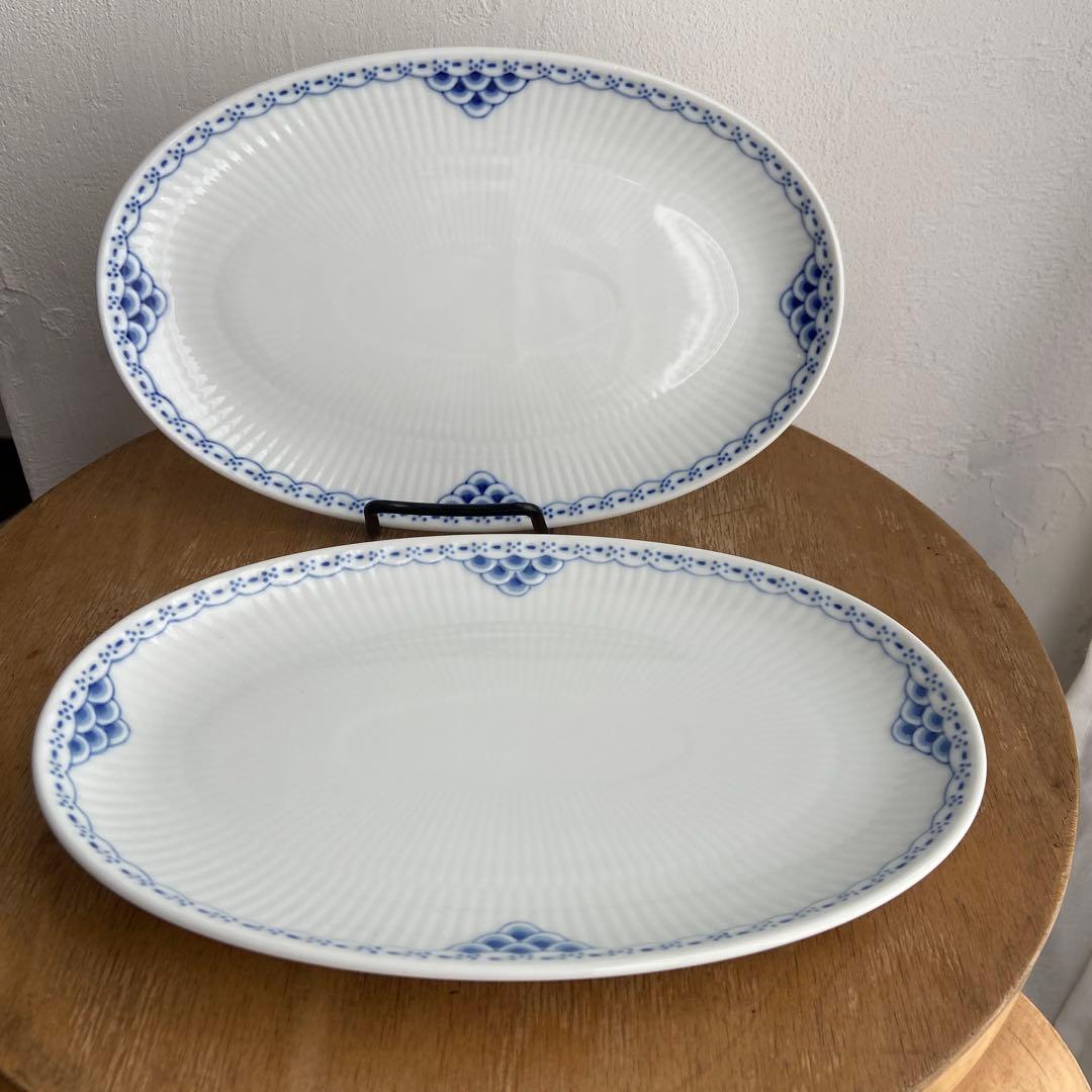 ロイヤルコペンハーゲン プリンセス オーバルディッシュ 23