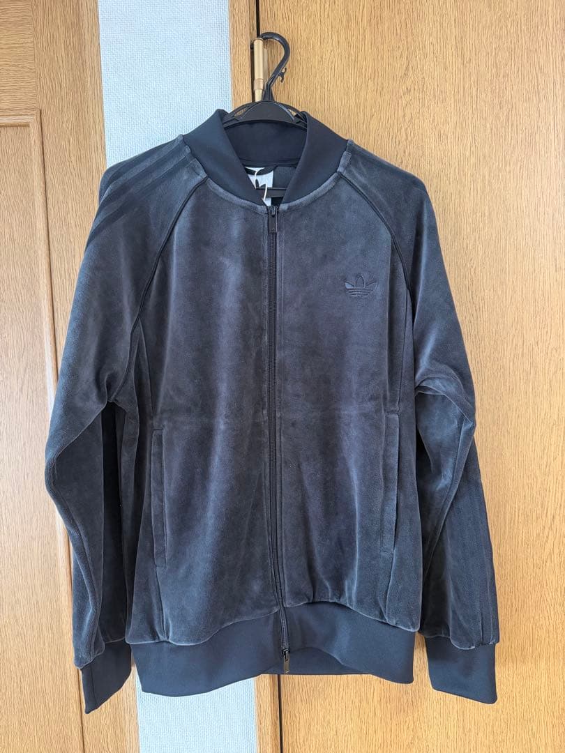 SST アディカラー ベロア トラックトップ　ブラック　2XL adidas新品