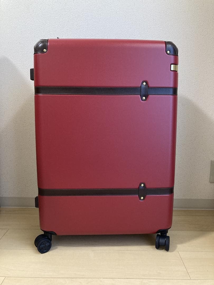 新品未使用タグつき　ACE サークルZ スーツケース　赤　Lサイズ