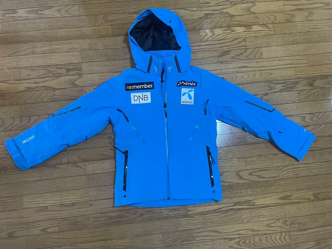 Phenix スキーウェア 青 フード付き パンツ付き