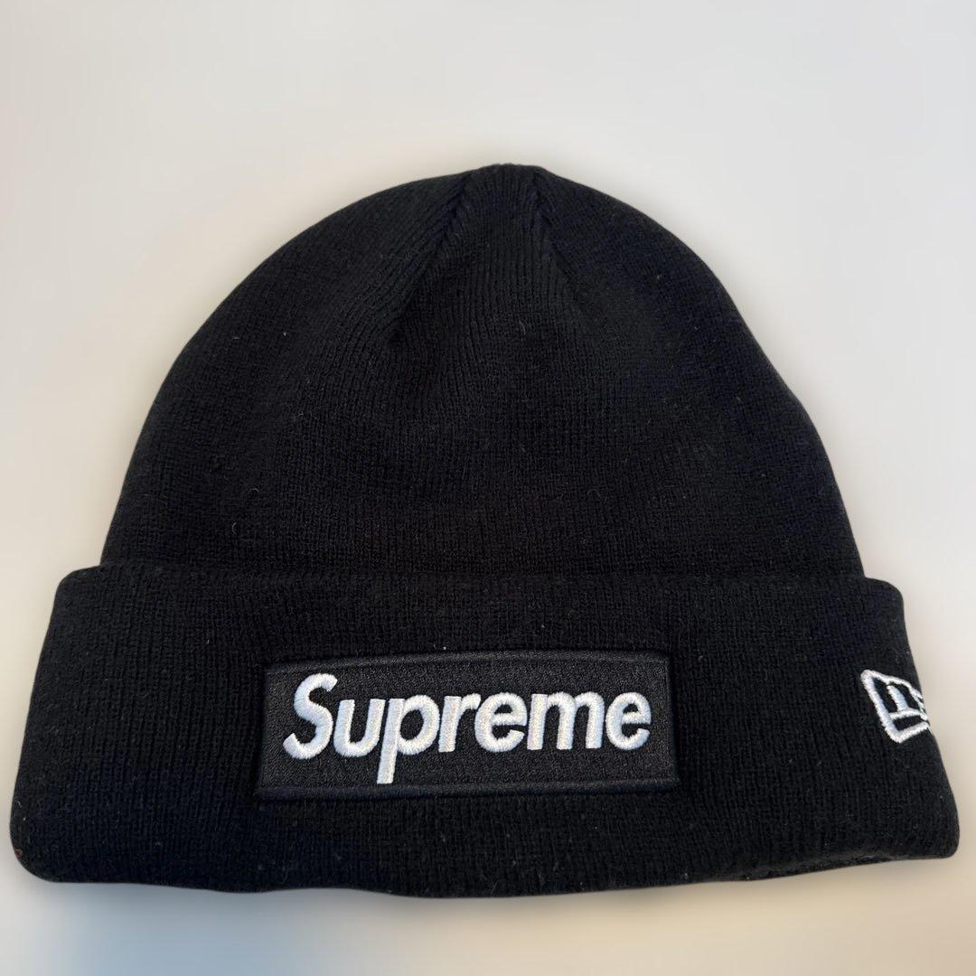 帽子 Supreme New Era Box Logo Beanie / Black