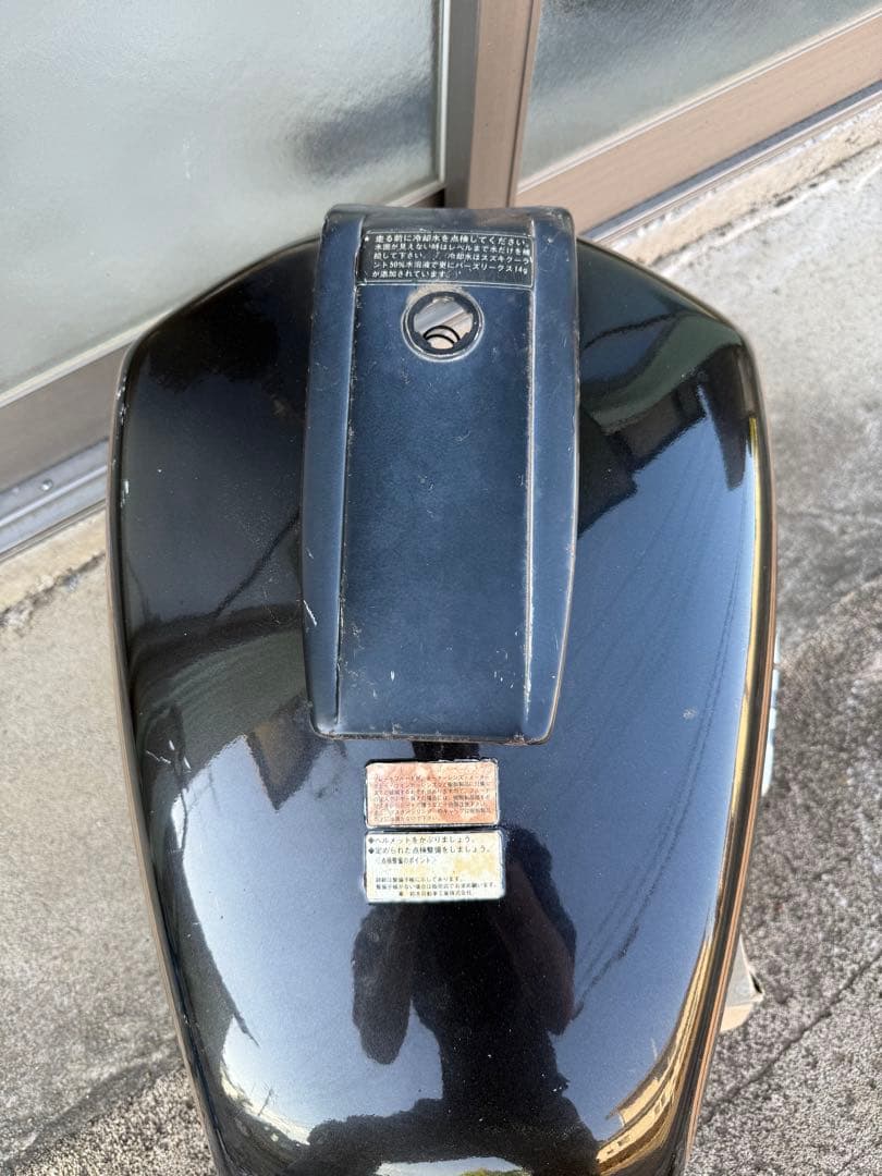 gt750 純正タンク　コーションラベル付き　当時物