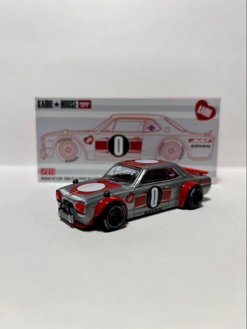 MINI GT 1/64 日産 スカイライン 2000GT-R チェイス
