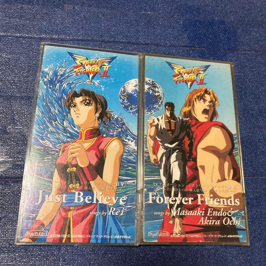 ストリートファイターⅡ Ⅴ 春麗　リュウとケンテーマ　8センチ8cmシングルCD