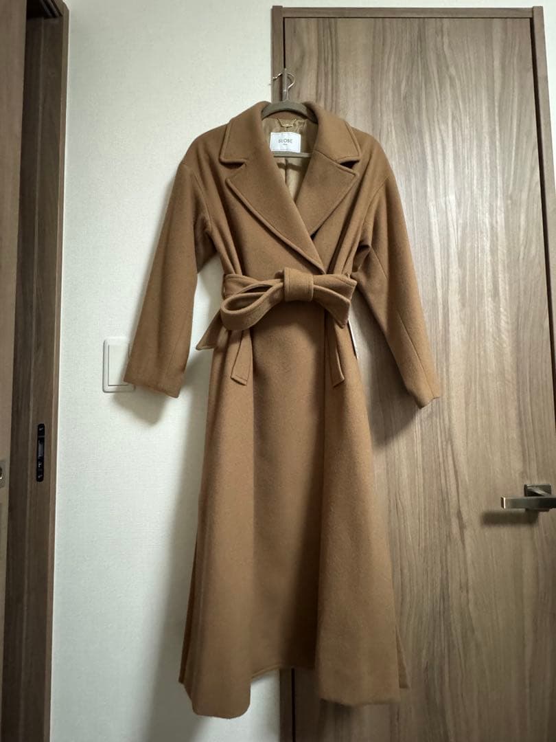 【Ern】SLOBE新品キャメルコート ウール100%
